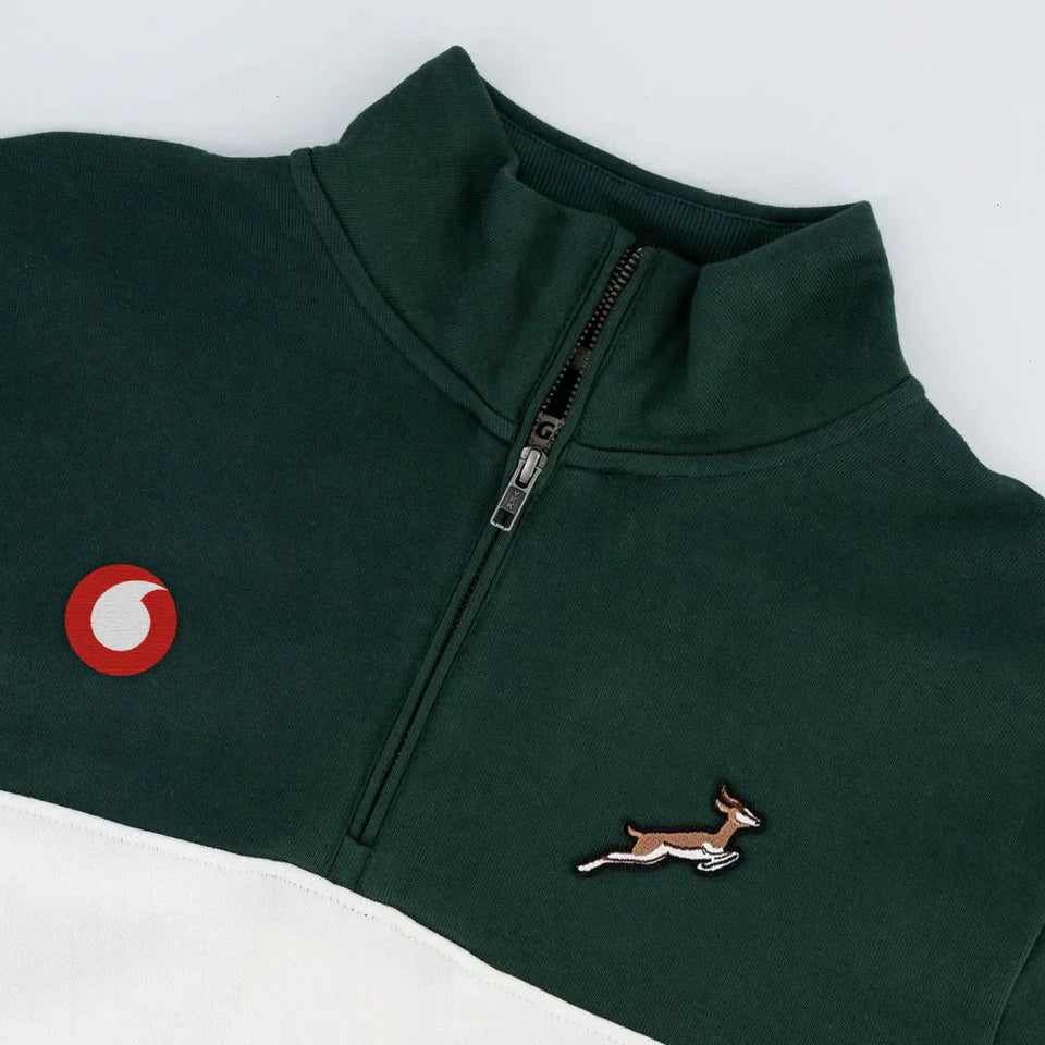 B2B Vodacom SB Classic Hoop Quarter Zip-OS Green