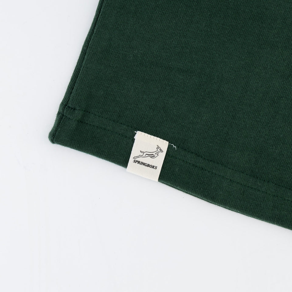 Springboks Nat Badge Boxy Crew Tee-OS Green