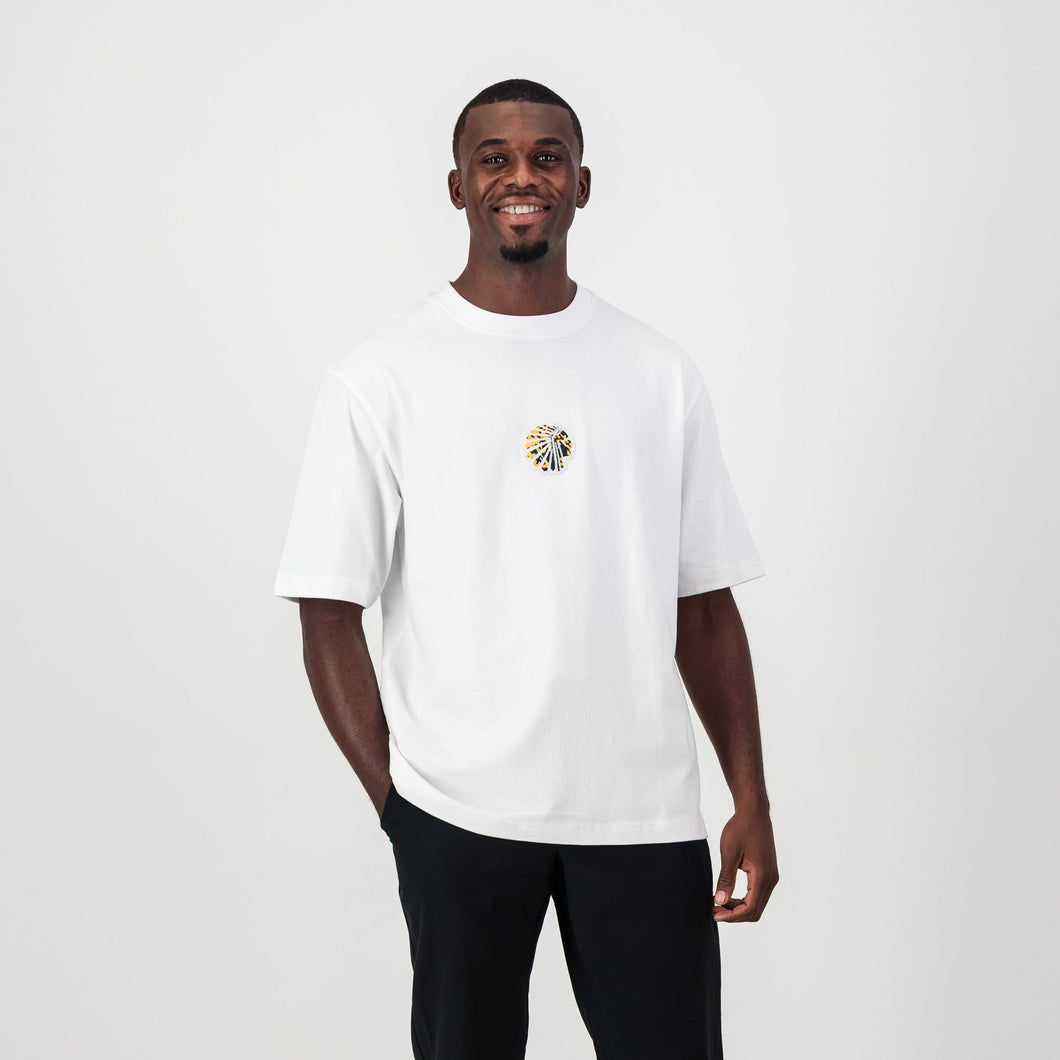 Kaizer Chiefs Pop Art Badge Boxy Tee- White