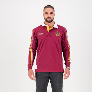 Schools Maties United LS Rugby Jersey-Maroon
