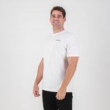 Old School HS Regular Crew Tee-White