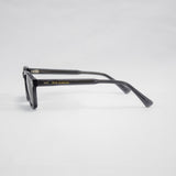Old School Square Sunglasses-Charcoal
