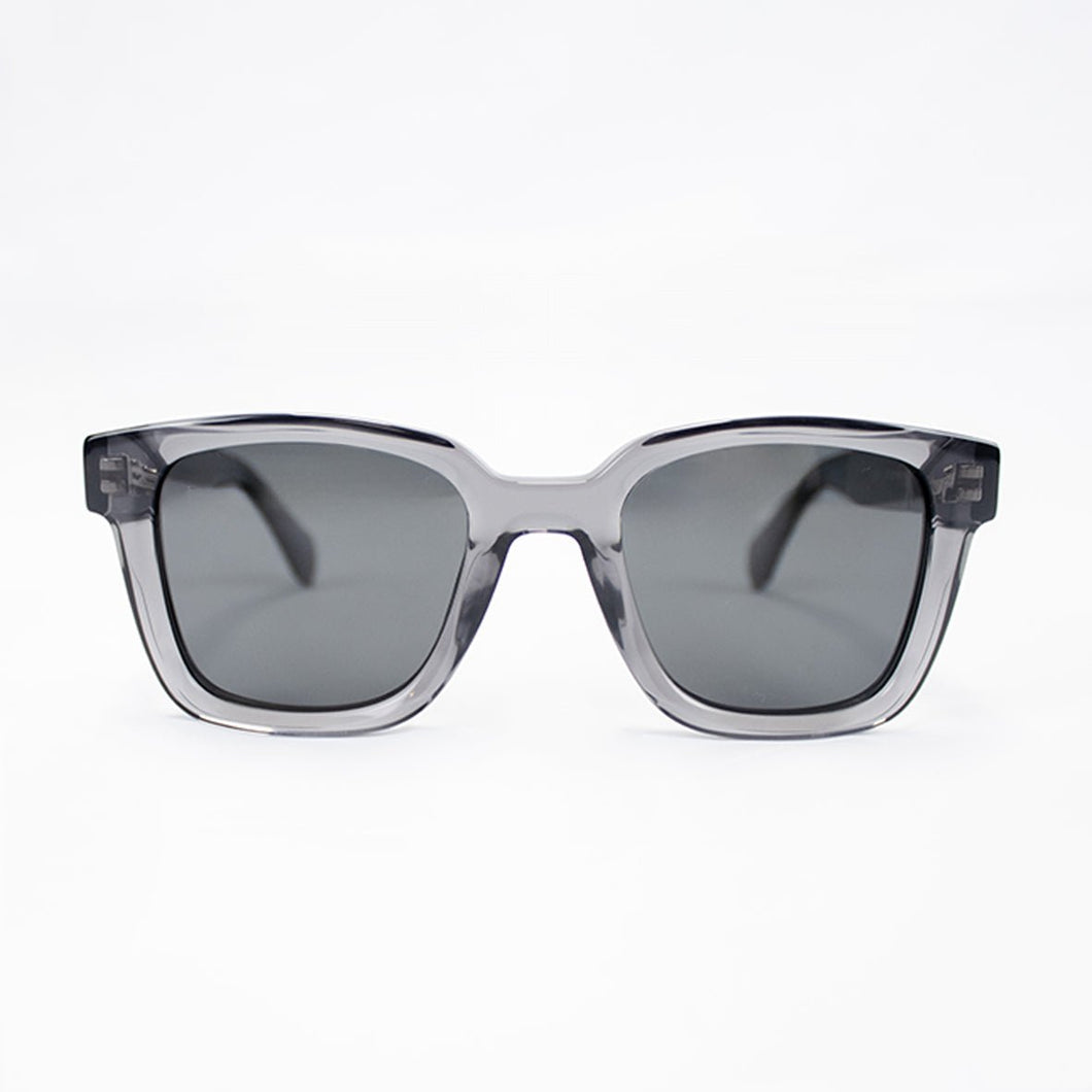 Old School Rectangle Sunnies-Grey