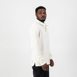 Old School Word OS LS Rugby Jersey-Ivory