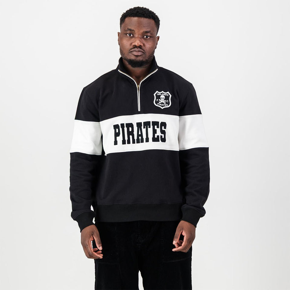Orlando Pirates Quarter Zip Sweat-Black