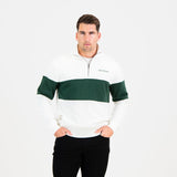 Old School Hoop Quarter Zip Sweat-OS Green