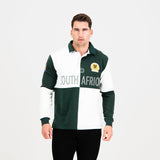SA Supporters Quartered LS Rugby Jersey-OS Green