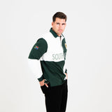SA Supporters Quartered LS Rugby Jersey-OS Green