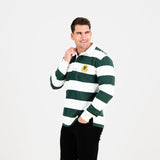 SA Supporters 8X8 Stripe LS Rugby Jersey-OS Green
