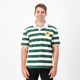 SA Supporters 4X4 Stripe SS Rugby Jersey-Cloud Dancer