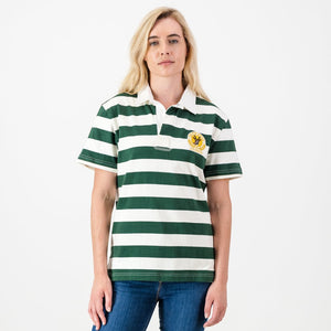 SA Supporters 4X4 Stripe SS Rugby Jersey-Cloud Dancer