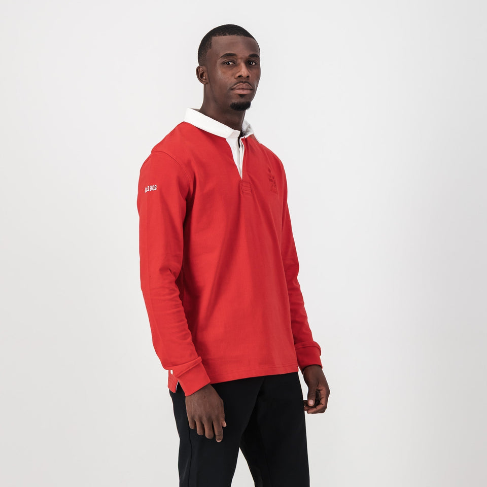 Schools KES LS Rugby Jersey-True Red