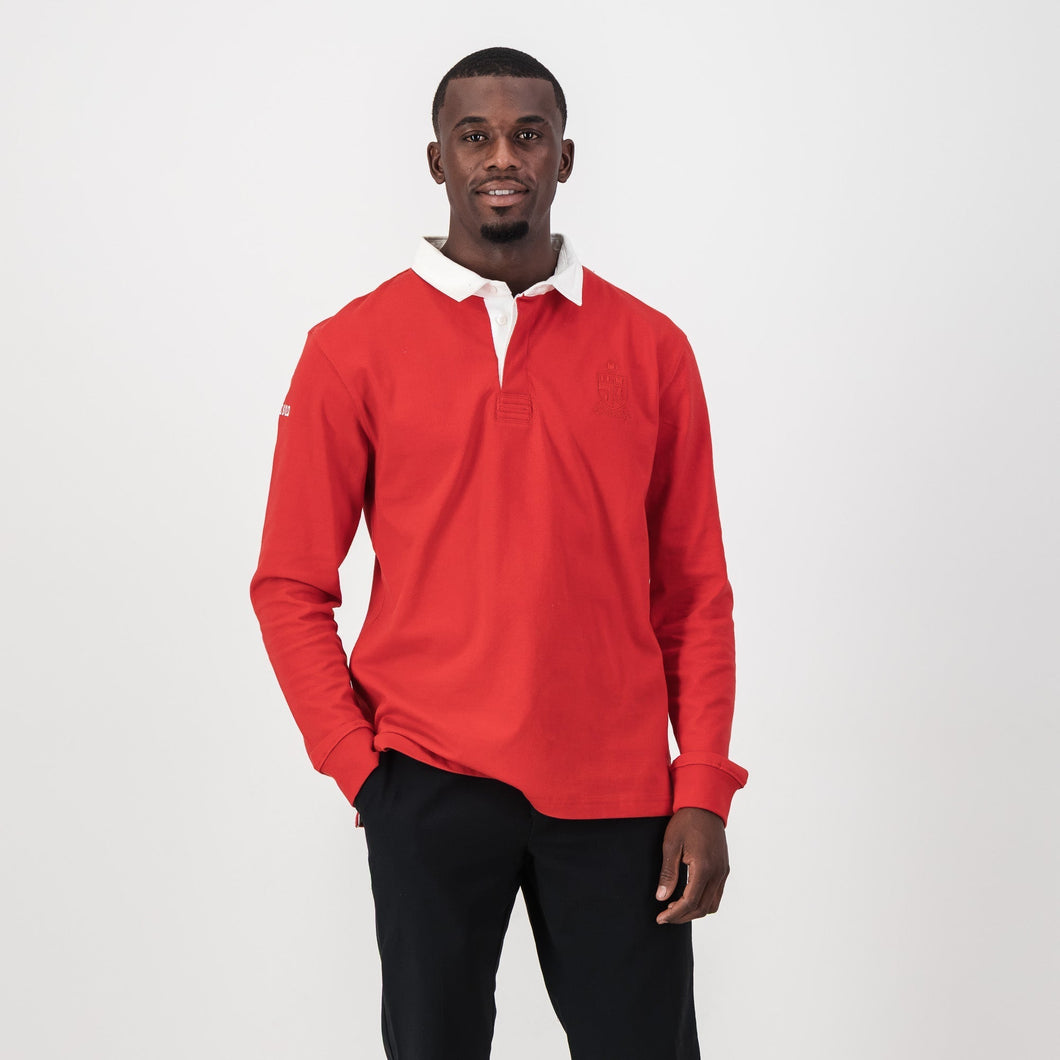 Schools KES LS Rugby Jersey-True Red