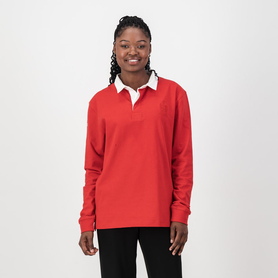 Schools KES LS Rugby Jersey-True Red