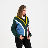 SA Supporters Flag LS Rugby Jersey-OS Green