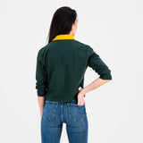 SA Supporters Classic 3/4 Crop Rugby Jersey-OS Green