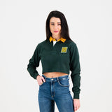 SA Supporters Classic Crop Rugby Jersey-OS Green