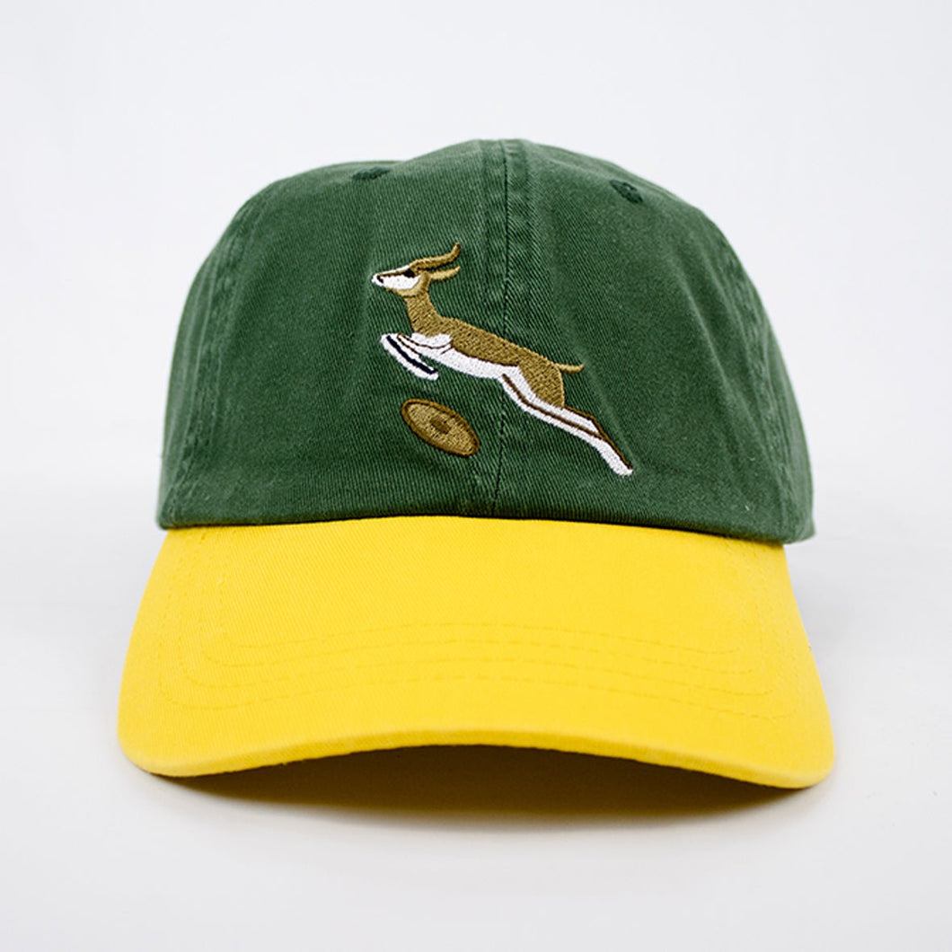 Springboks Two Colour Dad Cap-OS Green