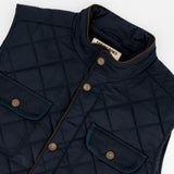 Springboks Barbour Gilet-Navy