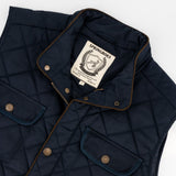 Springboks Barbour Gilet-Navy