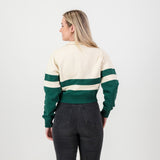 Springboks CB Zip Through Sweat-OS Green