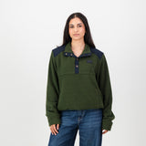 Springboks Fleece Quarter Button Pullover