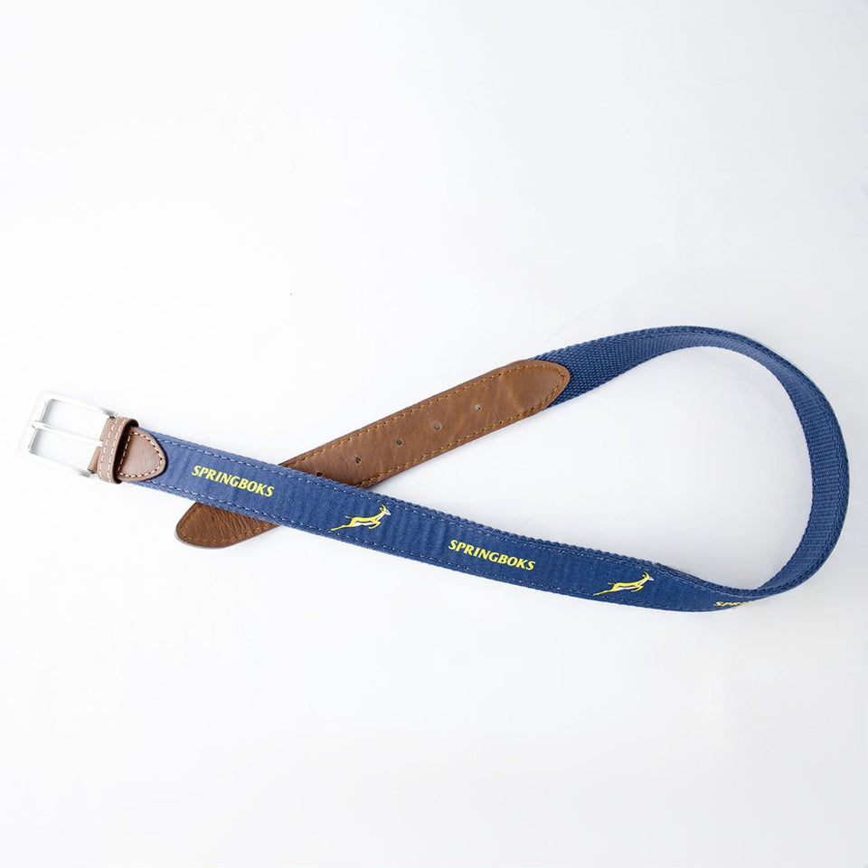 Springboks Golf Belt-Navy