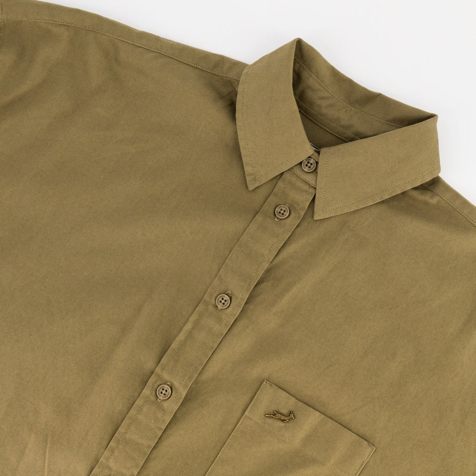Springboks Ladies Oxford Shirt-Taupe