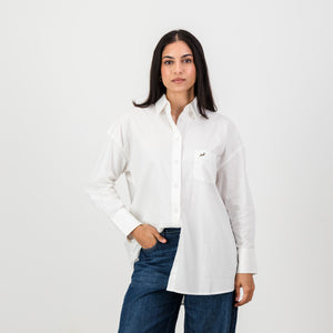 Springboks Ladies Oxford Shirt-White