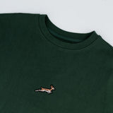 Springboks Nat Badge Boxy Crew Tee-OS Green