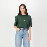 Springboks Pop Badge Boxy Crew Tee - OS Green