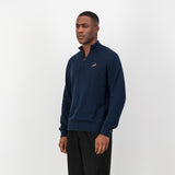 Springboks Quarter Zip Knit-Navy
