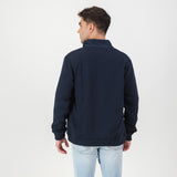 Springboks Quilted Knit Shell Jacket-Navy