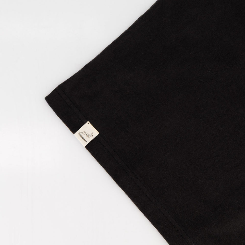 Springboks Shield Badge Regular Crew Tee - Black