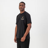 Springboks Shield Badge Regular Crew Tee - Black