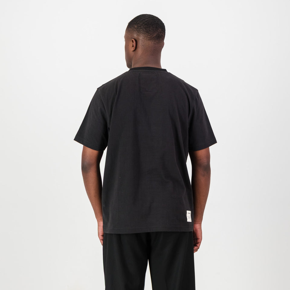 Springboks Shield Badge Regular Crew Tee - Black