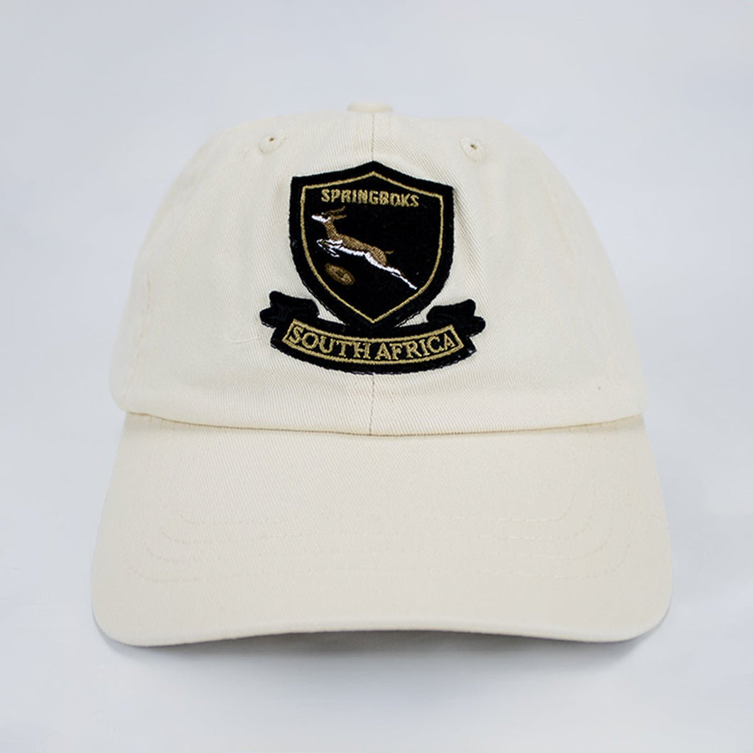 Springboks Shield Dad Cap-Ivory