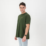 Springboks SML EMB Bok Regular Crew Tee-OS Green
