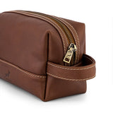 Springboks Toiletry Bag-Dark Brown