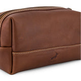 Springboks Toiletry Bag-Dark Brown
