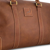 Springboks Weekender Duffle Bag-Dark Brown