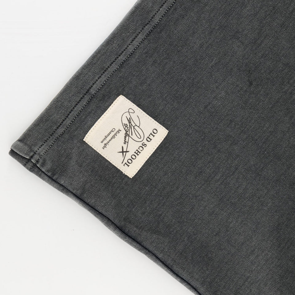 Stillknocks Acid Wash Boxy Crew Tee- Turb Grey