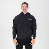 Stillknocks Acid Wash Hoodie Sweat- Black