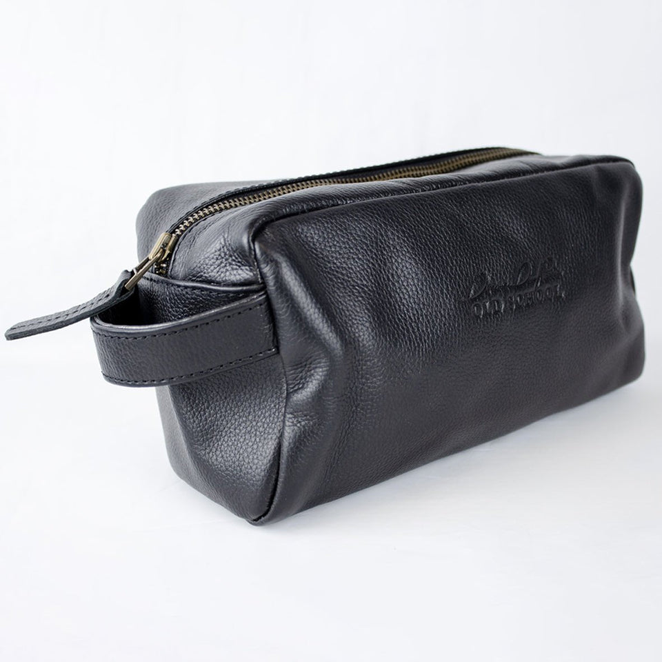 Stillknocks Leather Vanity Bag-Black