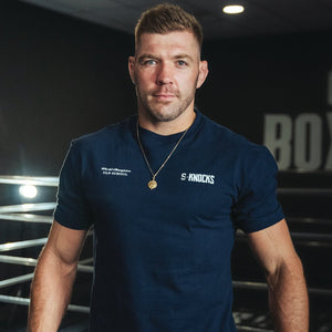 Stillknocks S-Knocks Boxy Crew Tee-Navy