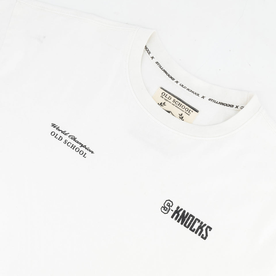 Stillknocks S-Knocks Boxy Crew Tee-White