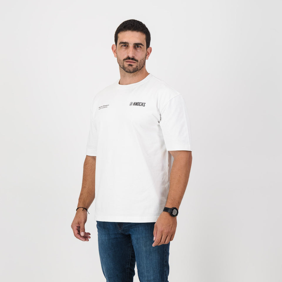 Stillknocks S-Knocks Boxy Crew Tee-White