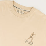 Stillknocks Small Logo Boxy Crew Tee- Ivory