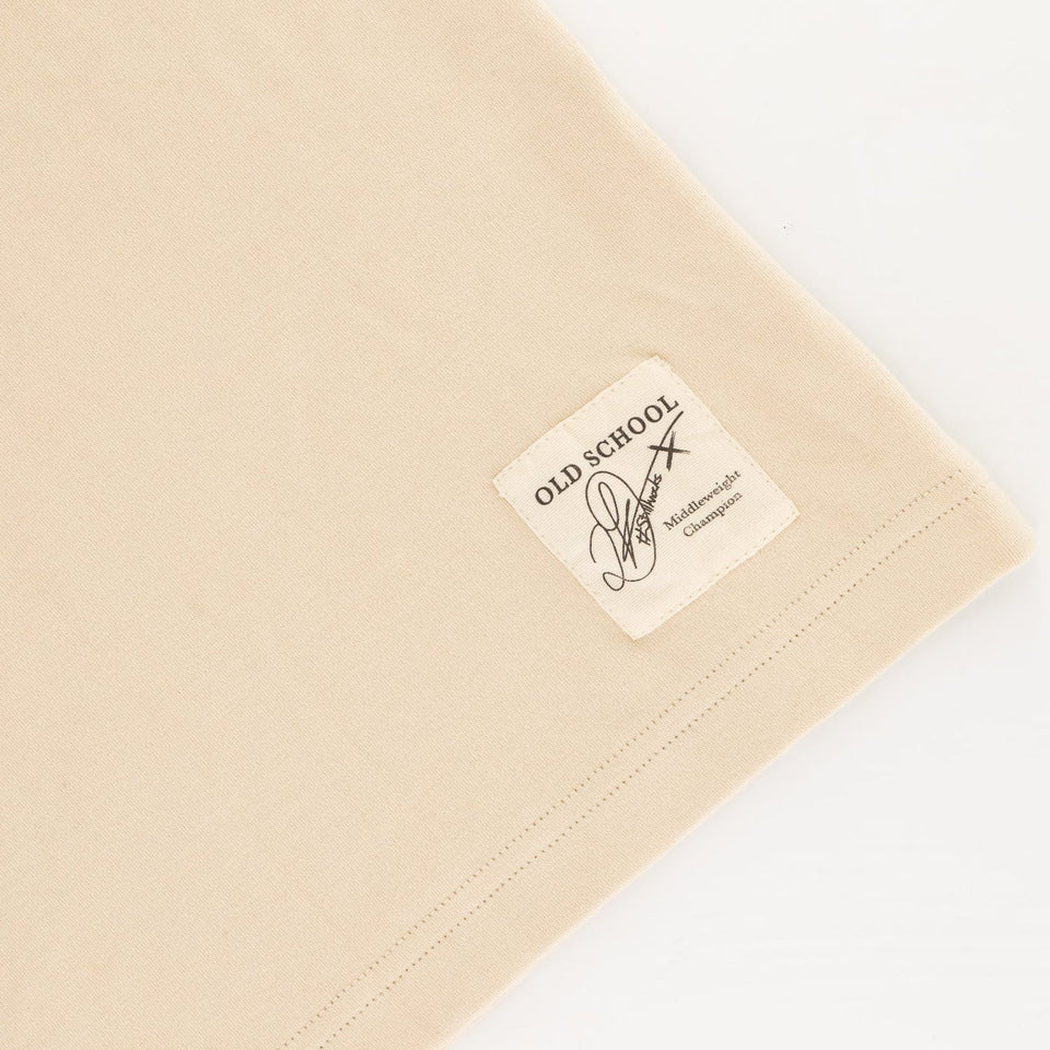 Stillknocks Small Logo Boxy Crew Tee- Ivory