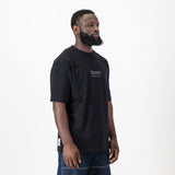 Stillknocks Graphic Boxy Crew Tee Old-Black